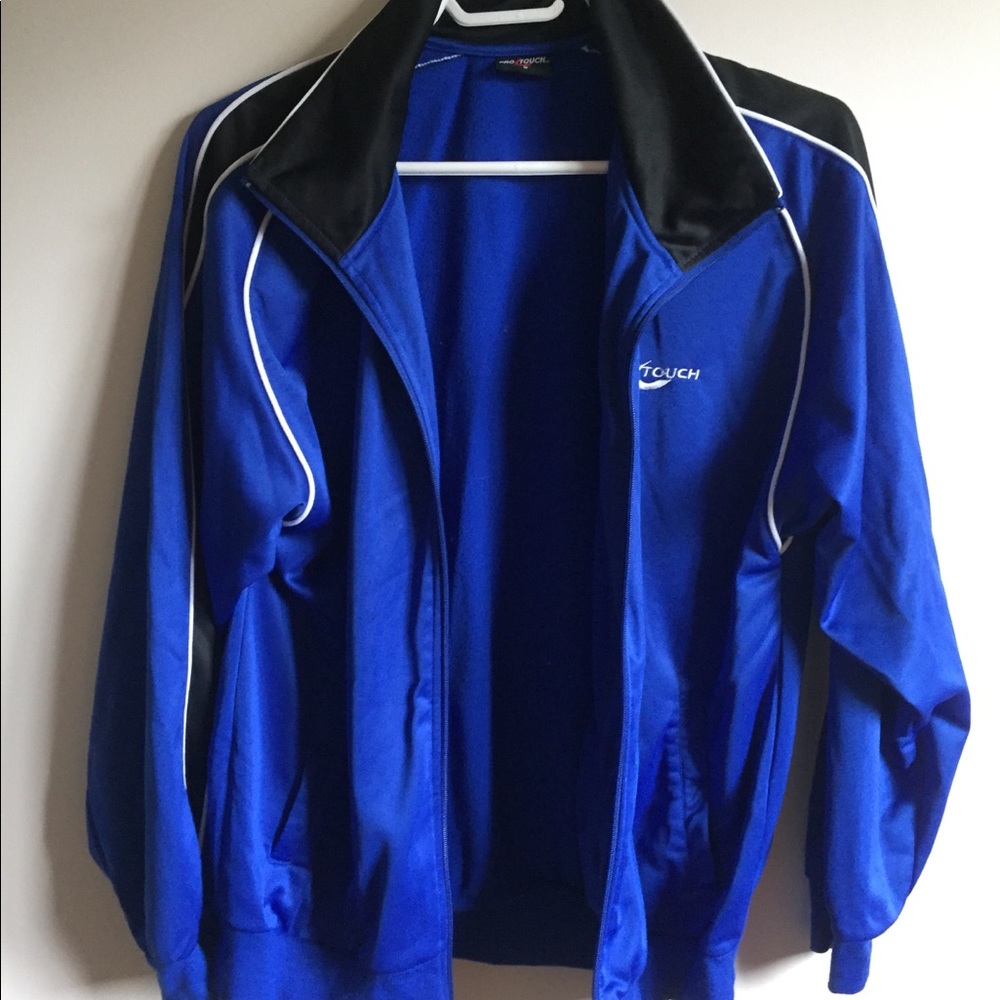 Y2K Blue Track Jacket
